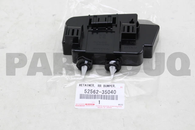 5256235040 Genuine Toyota RETAINER, REAR BUMPER, UPPER RH 52562-35040 OEM