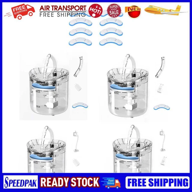 Automatic Cat Water Fountain with Water-tap Dog Water Dispenser Filter Drinking