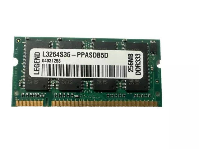 RAM Legend/Samsung 256mb DDR Sodimm Memory PC-2700 333mHz  For Laptop, Notrbook