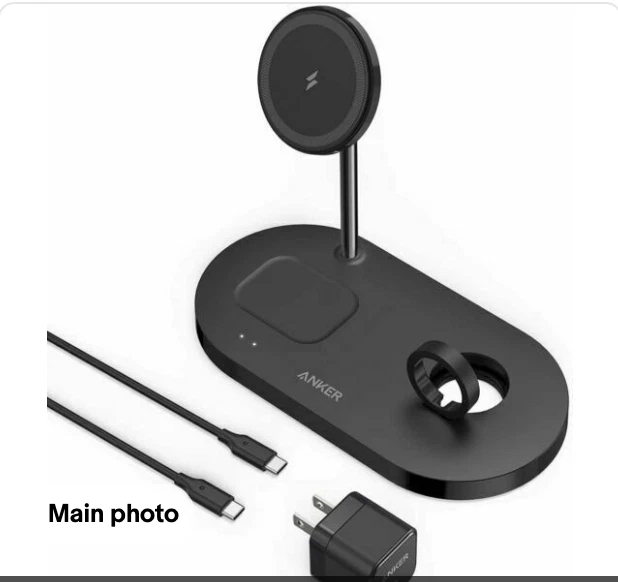 ANKER 3IN1 Wireless Charging Station +20W USB C Charger