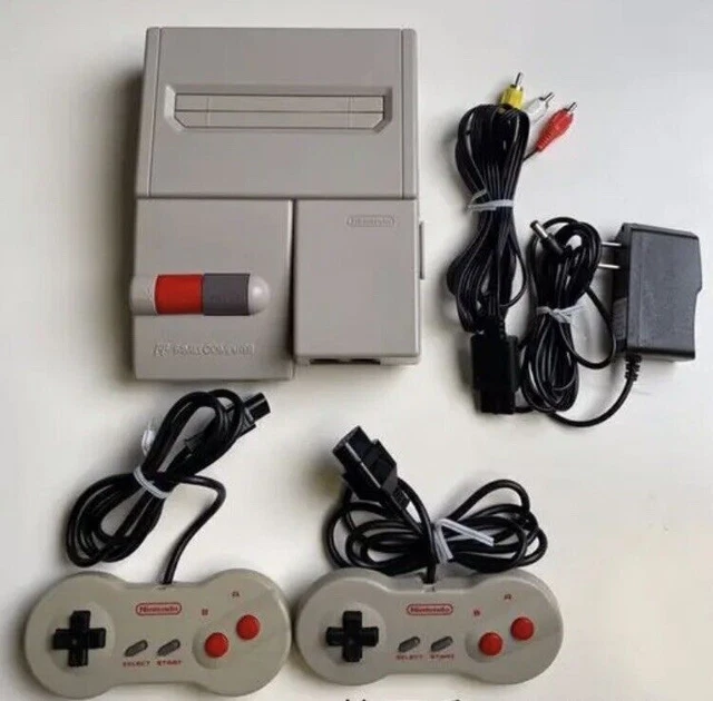 【TESTED】 Nintendo NES New Famicom Console System + 2 Controllers Set Bundle
