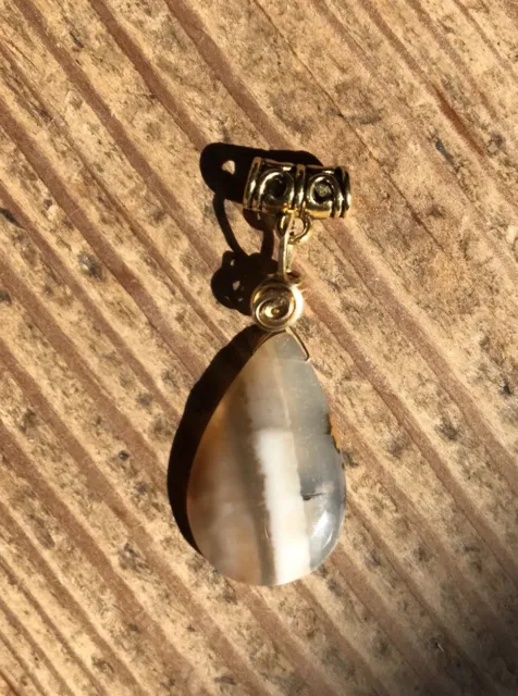 Very Rare Dendric Agate hand made pendant healing crystal