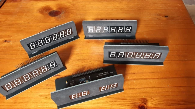 Stern Meteor 6 Digit LED Display set of 5 units ( New ) Stern Meteor 6 Digit LED Display set of 5 units ( New )