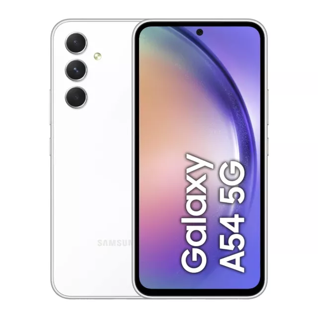 Samsung Galaxy A54 SM-A546B/DS - 128GB - Awesome White (Unlocked)