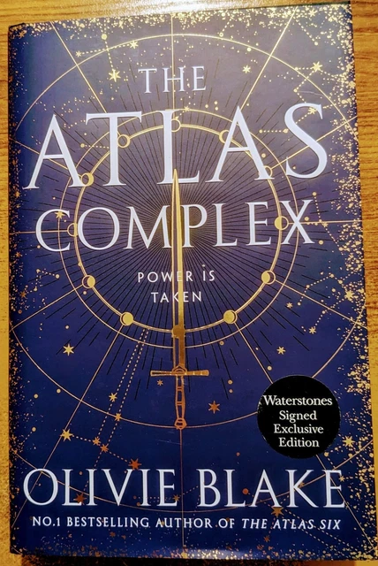 THE ATLAS COMPLEX - Olivie Blake - HAND SIGNED - 1/1 HB Waterstones ...