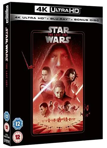 Star Wars Episodio VIII: The Last Jedi [Blu-Ray] [2020] [Region Free ], Nuovo,