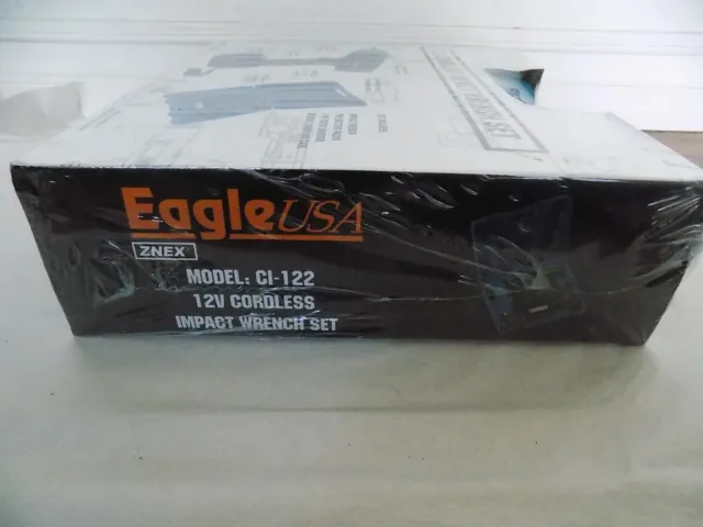 ZNEX Eagle USA CI-122 12V Cordless Power Tool 3/8 Impact Wrench set NEW 4