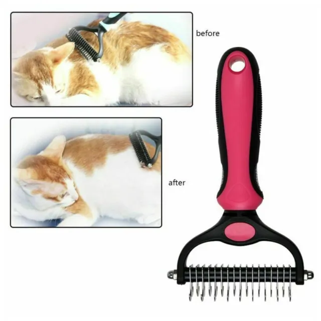 Pet Grooming Tool Undercoat Rake Safe Dematting Comb Brush for DOGS&CATS