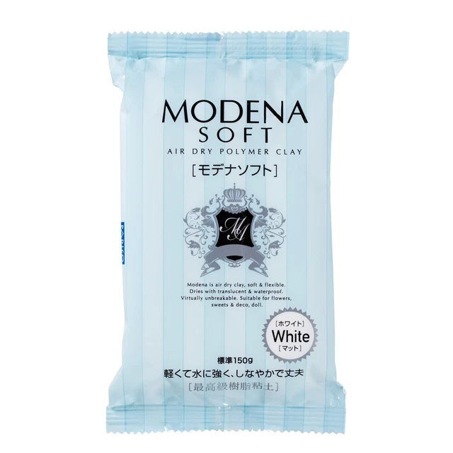 PADICO MODENA SUAVE 150 g arcilla de polímero seco al aire blanco 303124 arcilla de resina Japón