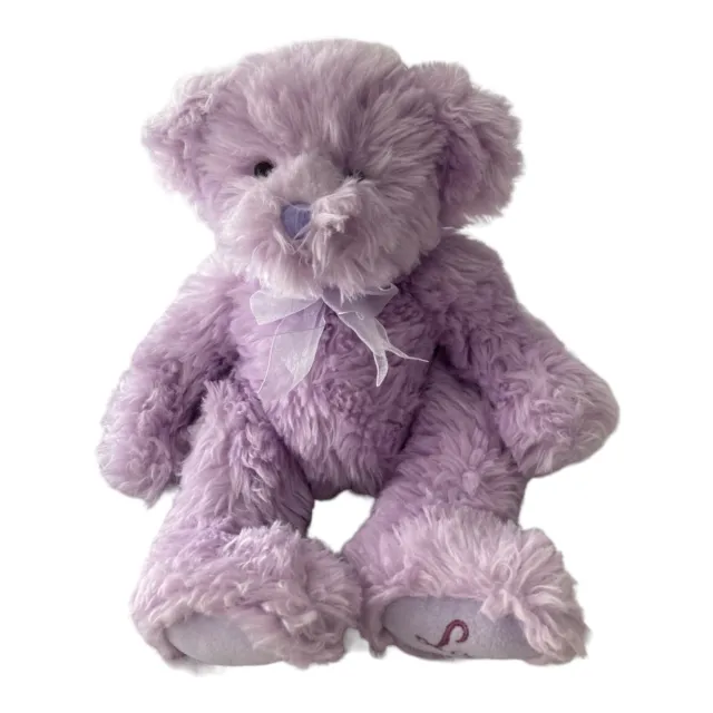 Harvest Moon Tri Russ Teddy Bear Purple Plush Stuffed Plush Toy 11" Love Foot