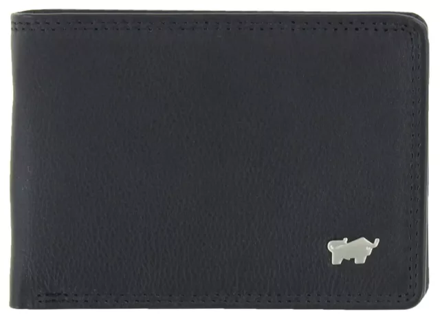 Braun Büffel GOLF Edition Small 4 Card Wallet Geldbörse Black Schwarz Neu