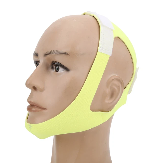(1)Anti Snoring Chin Strap Adjustable Breathable Stop Snoring Strap Jaw