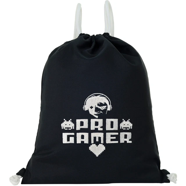 PRO GAMER Turnbeutel Hipster Sportbeutel Tasche Gym Bag Rucksack