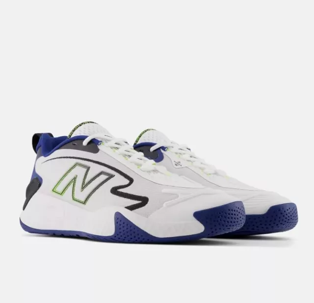 New Balance Mens Tennis Shoe Fresh Foam X CT-Rally - White with navy