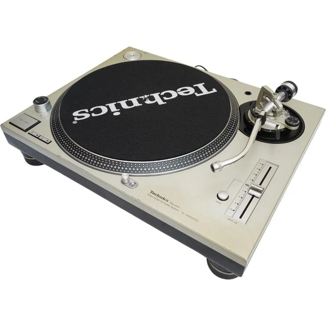 Technics SL-1200MK3D Silver Direct Drive DJ Turntable USED From Japan