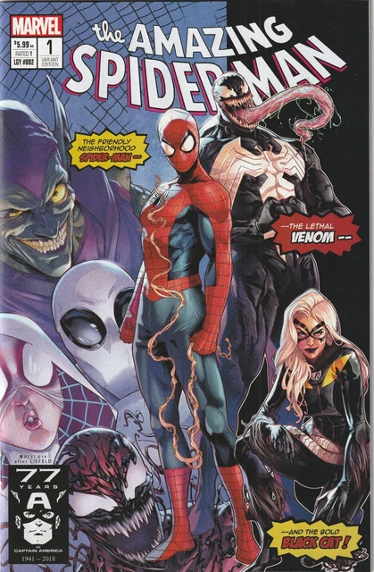 Amazing Spider-Man Vol 5 # 1 New Mutants Deadpool Homage Variant NM Marvel