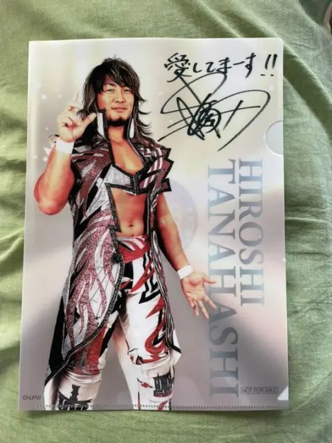 New Japan Pro Wrestling Hiroshi Tanahashi Clear File