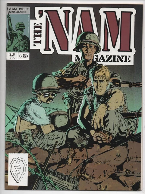 NAM Magazine #6, NM-, Vietnam war, Michael Golden, 1988, Marvel