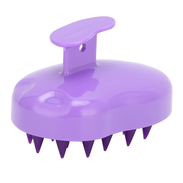 (purple)Haar Shampoo Bürste Haar Kopfhaut Massagegerät Sicher Tragbar Weich