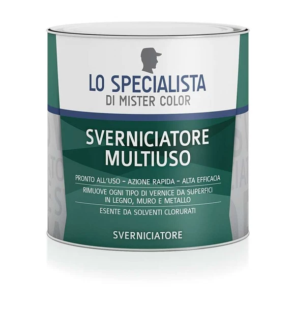 TOGLI VERNICE SVERNICIATORE ELIMINA PITTURA MULTISUPERFICE 750 ml LO SPECIALISTA