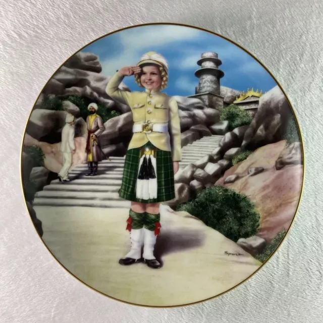 "WEE WILLIE WINKIE" Shirley Temple Plate Collection Danbury Mint Fox Film Movie