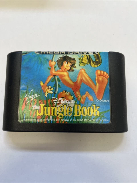 Jungle Book Livre Jungle Sega mega drive Boxed Pal.Boîte+ jeu. No Instruction