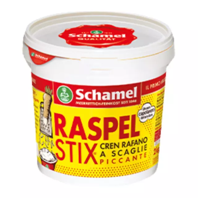 Salsa Schamel Cren Raspel Stix Cren Rafano a Scaglie Secchiello da 2 kg