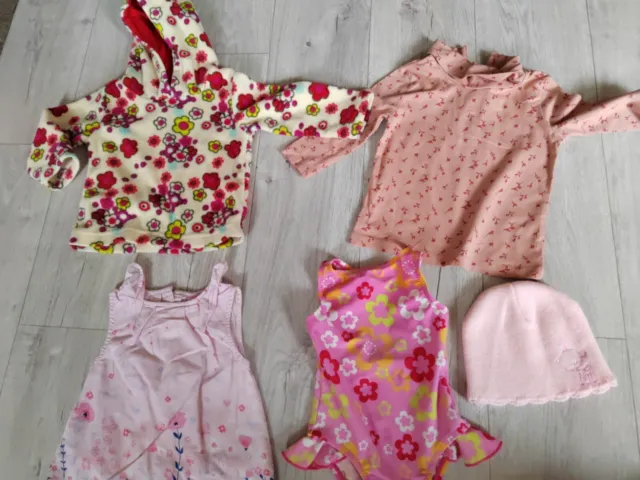 Huge bundle of Baby Girls Clothes 6-9 Months 30 items inc NEXT,Gap, lily & Da #5 3