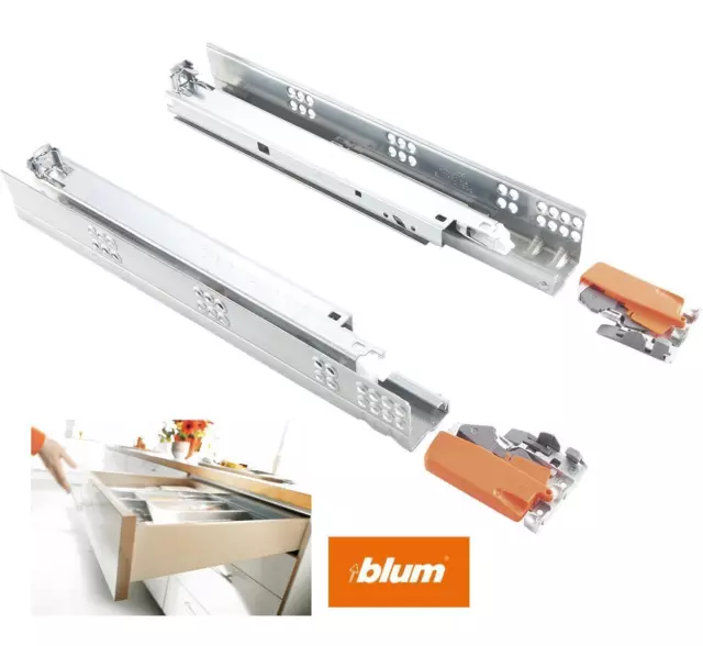 Blum Tandem Vollauszug Schubladenauszug plus BUMOTION Selbsteinzug 560H 566H