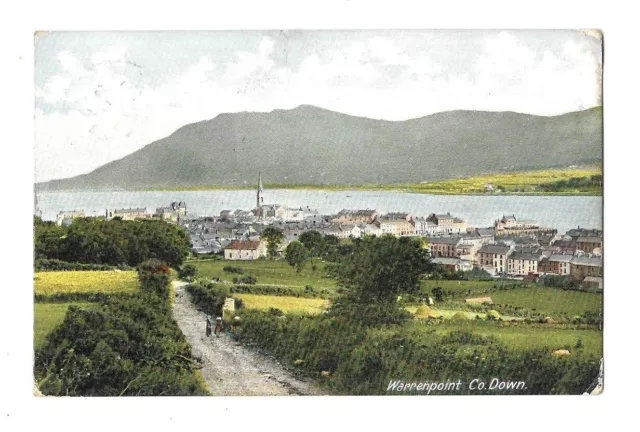 WARRENPOINT - OLD 1905 POSTMARK POSTCARD - Co. DOWN, NORTHERN IRELAND