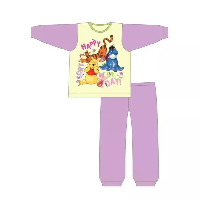 Girls Winnie The Pooh Pyjamas 18 months to 5 Years Nightwear Tigger Eeyore