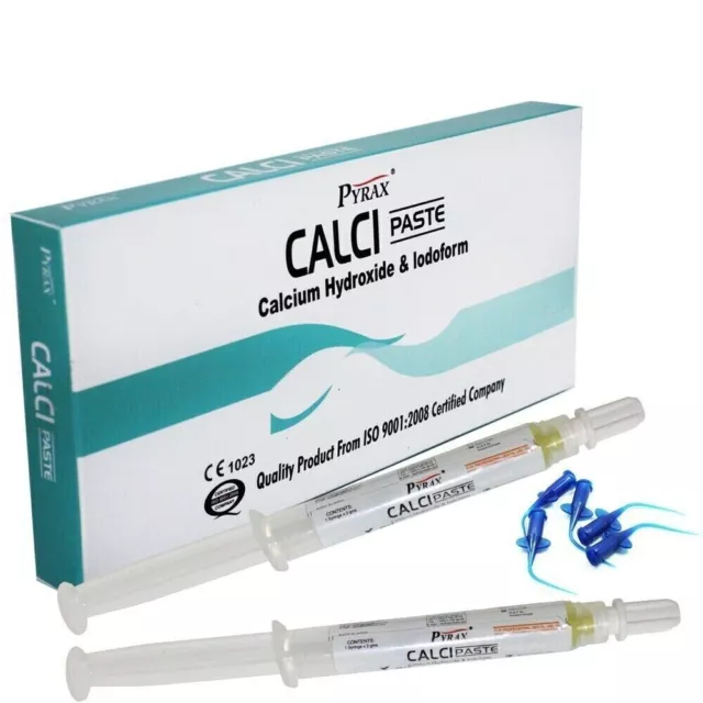 Pyrax CALCI Paste Calcium Hydroxide Iodoform Paste for Infected Root Canals