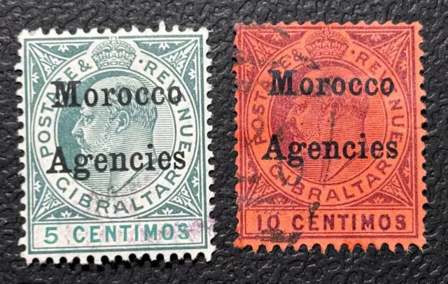 BRITISH MOROCCO AGENCIES stamps 1903 Edward / used / TA534