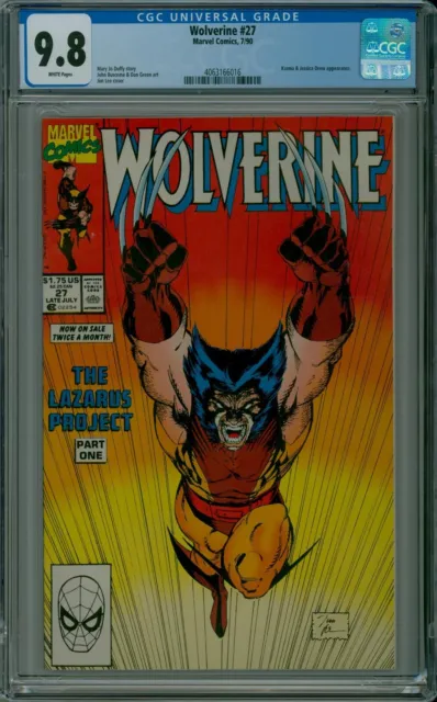 Wolverine #27 CGC 9.8 NM/MT near mint white pages Marvel comics 4063166016