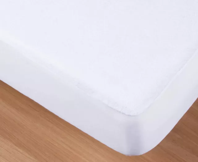 In Your Dreams Waterproof Mattress Protector Soft Cotton Terry Queen Fitted 3