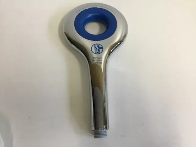 Handbrause Grohe Rainshower Icon, Chrom/Blau, Schalke 04, Sonderanfertigung