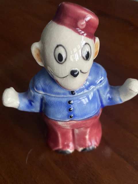 Art Deco Monkey Bell Boy mustard pot.