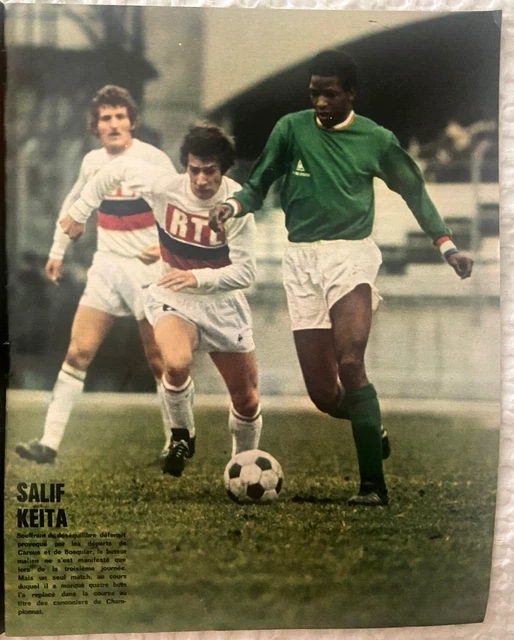 Carte Rare Salif Keita Mali 1993 - Rookie Football ONZE MONDIAL Saint-Etienne ASSE