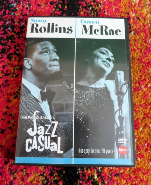 SONNY ROLLINS / CARMEN McRAE - Jazz Casual DVD - Mint & VERY RARE!!