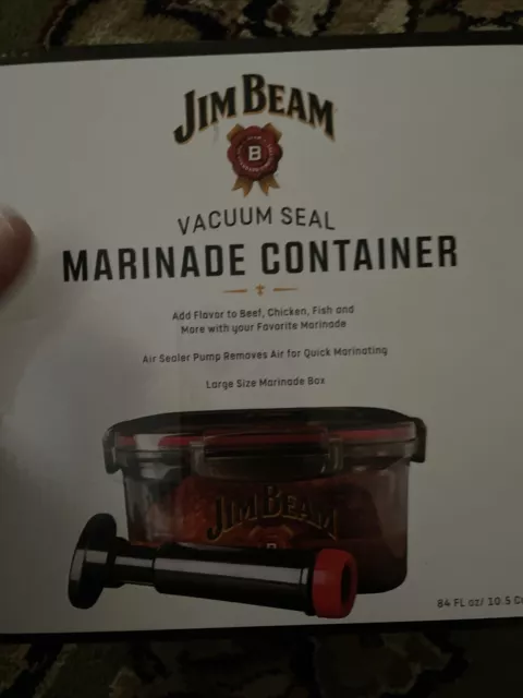 Jim Beam Vacuum Seal Marinade Container