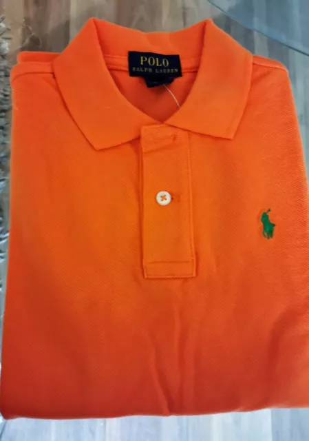 Polo Ralph Lauren shirt T-shirt Boys Orange 7 years New with Tags!!