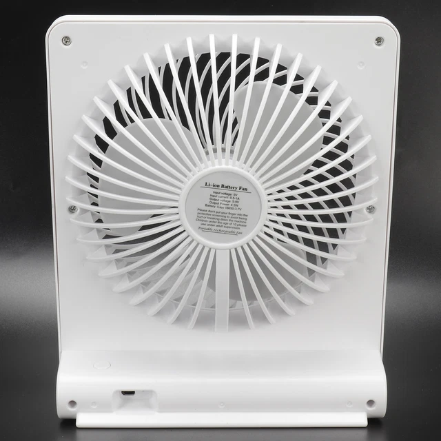 Ventilateur De Bureau Portable Silencieux Chargement USB Petit Ventilateur HG