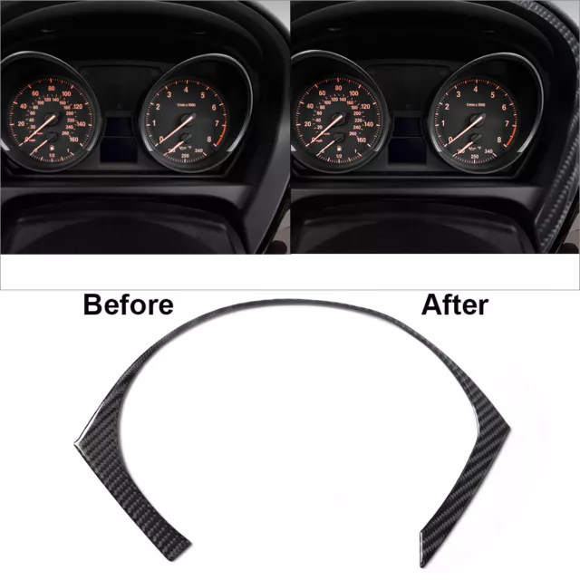 For BMW Z4 E89 2009-2016 Carbon Fiber Interior Speedometer Surround Cover Trim