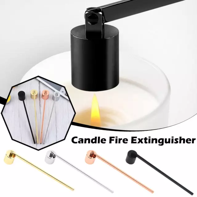Exquisite Stainless Steel Candle Snuffer Anti-Slip Safe Wick Durable H1M3