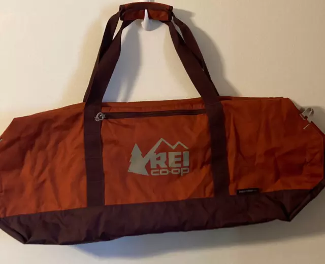 REI Duffel Roadtripper 60 L Solid Orange Sienna Weekender Camping Bag