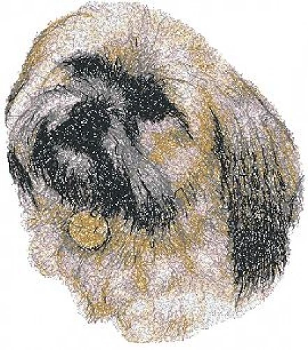 Embroidered Fleece Jacket - Lhasa Apso AED14516 Sizes S - XXL
