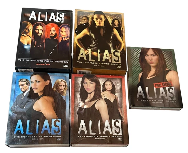 ALIAS: COMPLETE SERIES, Seasons 1-5 (DVD, 2001-06) Jennifer