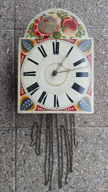 HORLOGE PENDULE FORET noire ancienne dans son jus comtoise