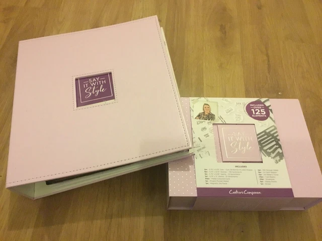 Crafters Companion Ultimate Compendium, Say It With Style Stamp & Die Set