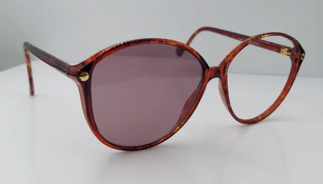 Vintage Silhouette M1156 Brown Oval Sunglasses Austria FRAMES ONLY